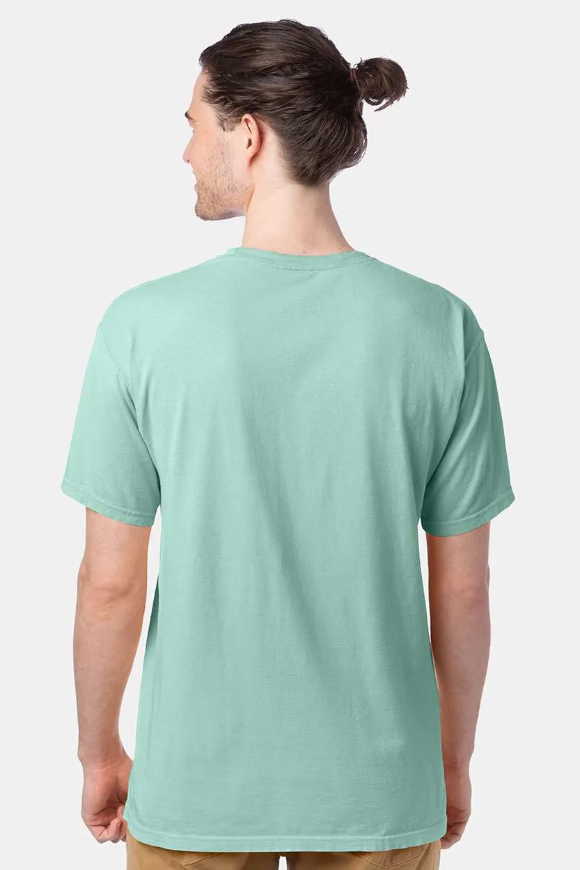 ComfortWash By Hanes Mens Short Sleeve Crewneck T-Shirt - Honeydew Green  Buy at Clothing Comfortwash-By-Hanes