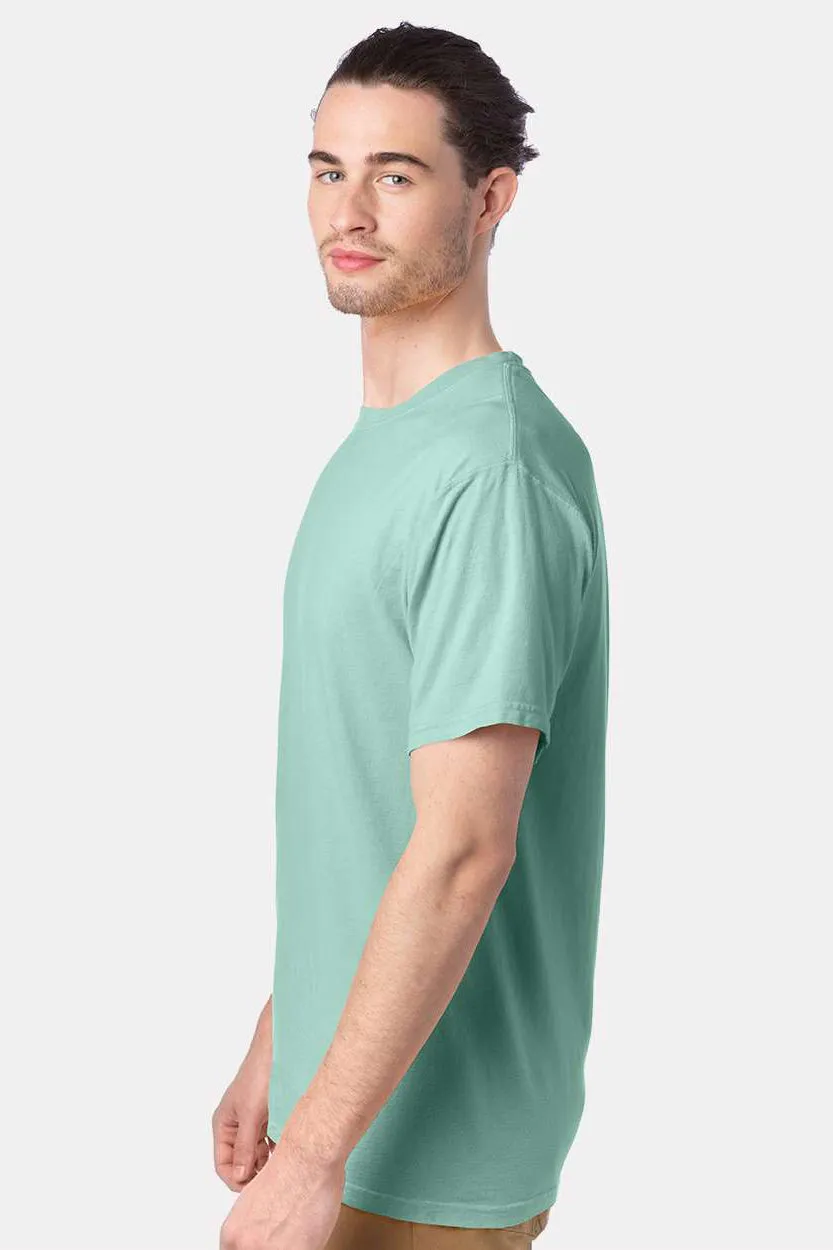 ComfortWash By Hanes Mens Short Sleeve Crewneck T-Shirt - Honeydew Green  Buy at Clothing Comfortwash-By-Hanes