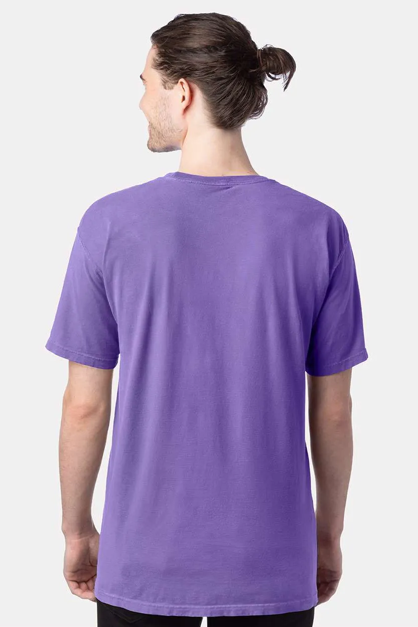 ComfortWash By Hanes Mens Short Sleeve Crewneck T-Shirt - Lavender Purple  Buy at Clothing Comfortwash-By-Hanes