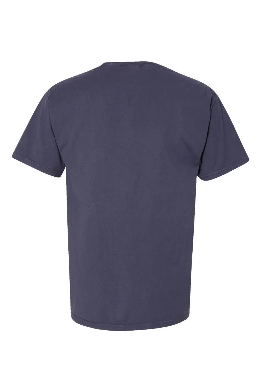 ComfortWash By Hanes Mens Short Sleeve Crewneck T-Shirt w/ Pocket - Anchor Slate Blue  Buy at Clothing Comfortwash-By-Hanes