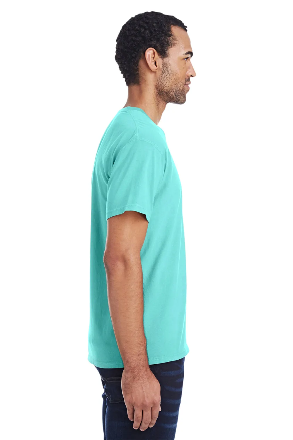 ComfortWash By Hanes Mens Short Sleeve Crewneck T-Shirt w/ Pocket - Mint Green  Buy at Clothing Comfortwash-By-Hanes