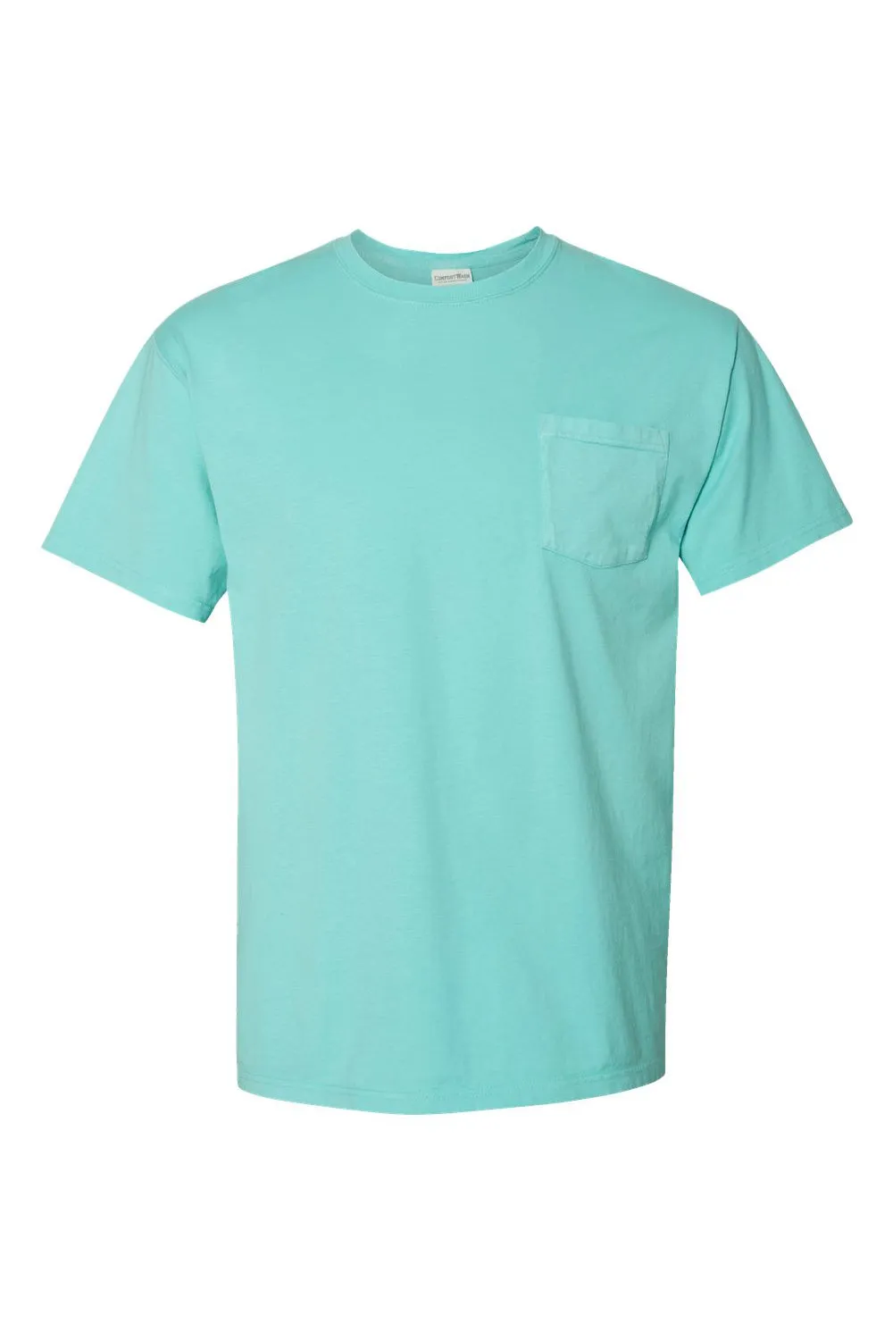 ComfortWash By Hanes Mens Short Sleeve Crewneck T-Shirt w/ Pocket - Mint Green  Buy at Clothing Comfortwash-By-Hanes