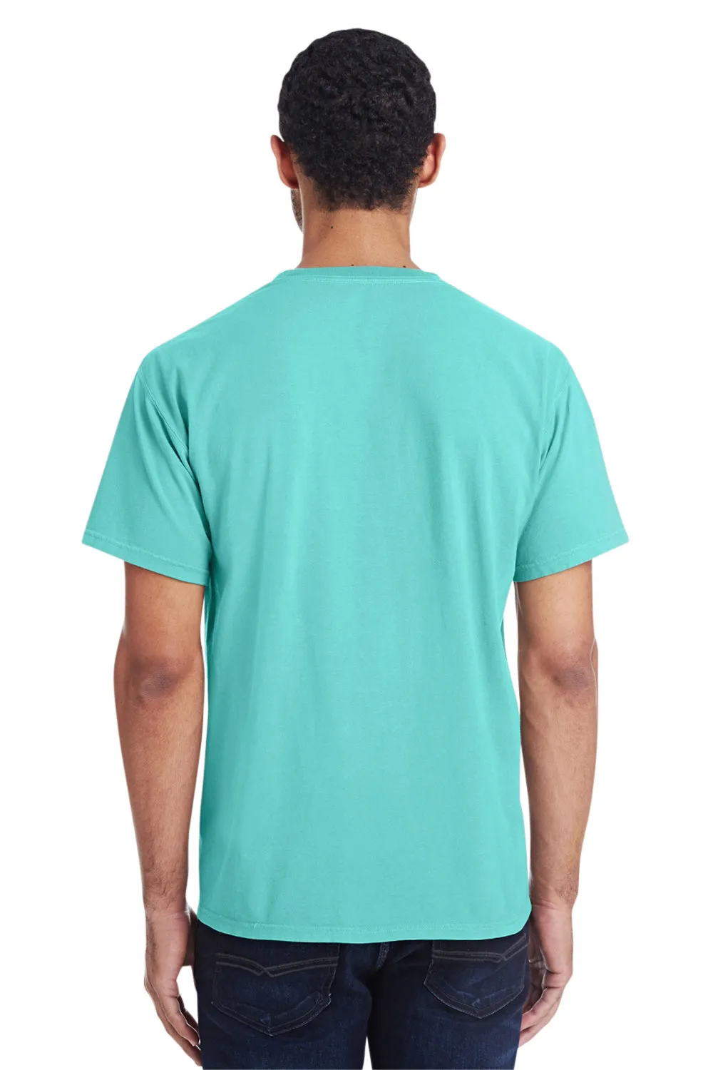 ComfortWash By Hanes Mens Short Sleeve Crewneck T-Shirt w/ Pocket - Mint Green  Buy at Clothing Comfortwash-By-Hanes