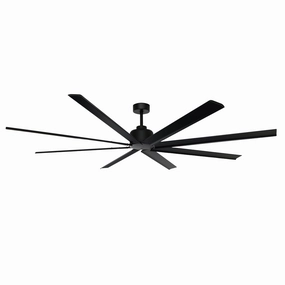 Condor 84" Ceiling Fan Black outdoor exterior fans for patio cooling