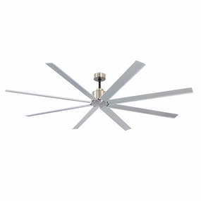 Condor 84" Ceiling Fan Brushed Aluminum large electric fans for spacious rooms