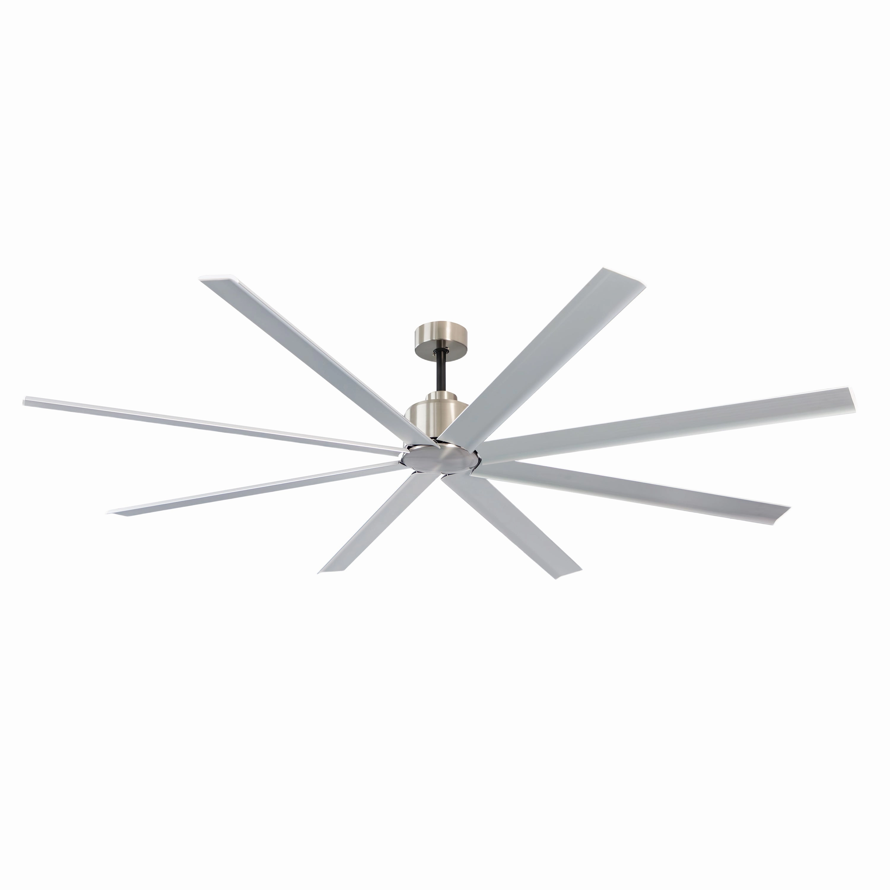 Condor 84" Ceiling Fan Brushed Aluminum large electric fans for spacious rooms
