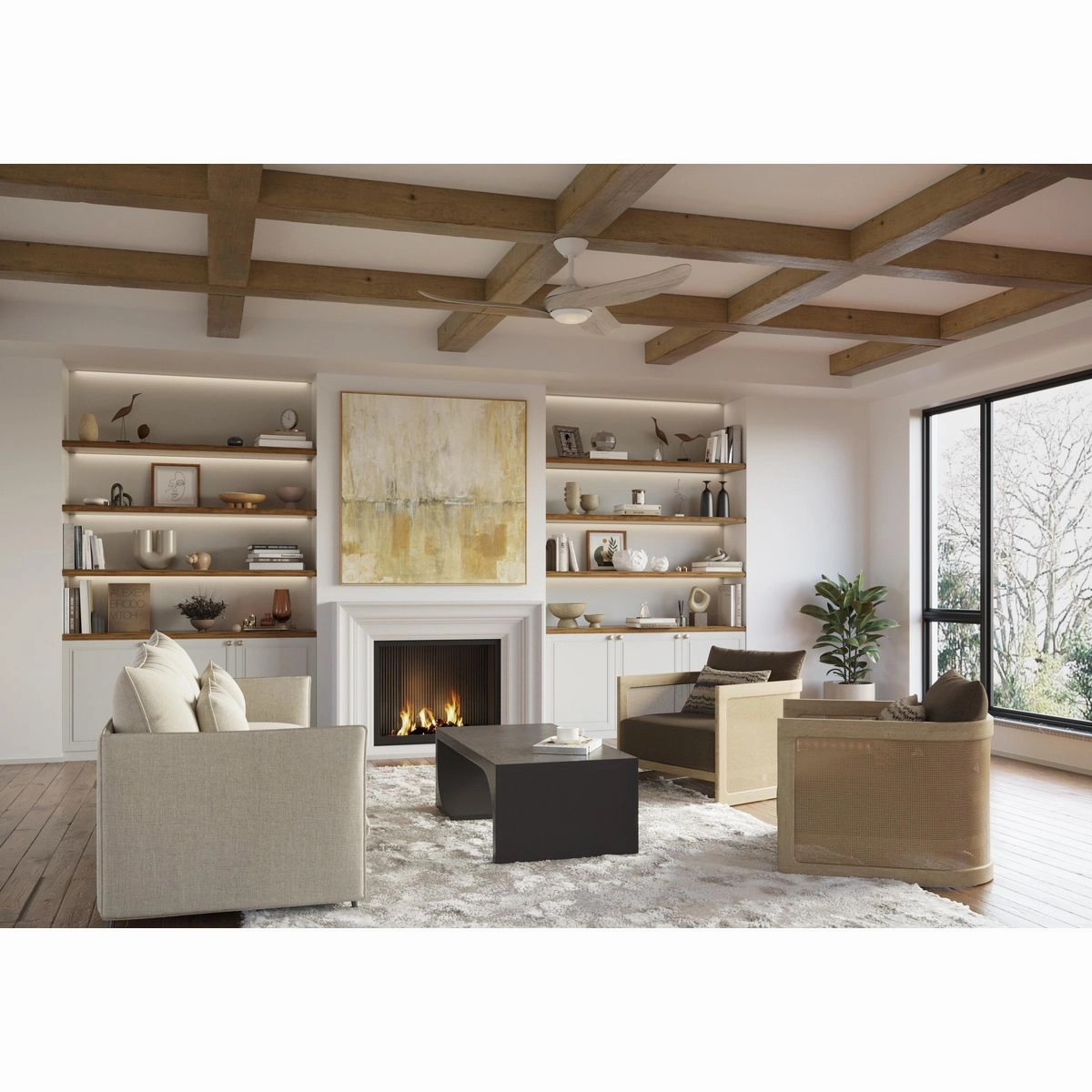 Conte 52"Ceiling Fan Satin White