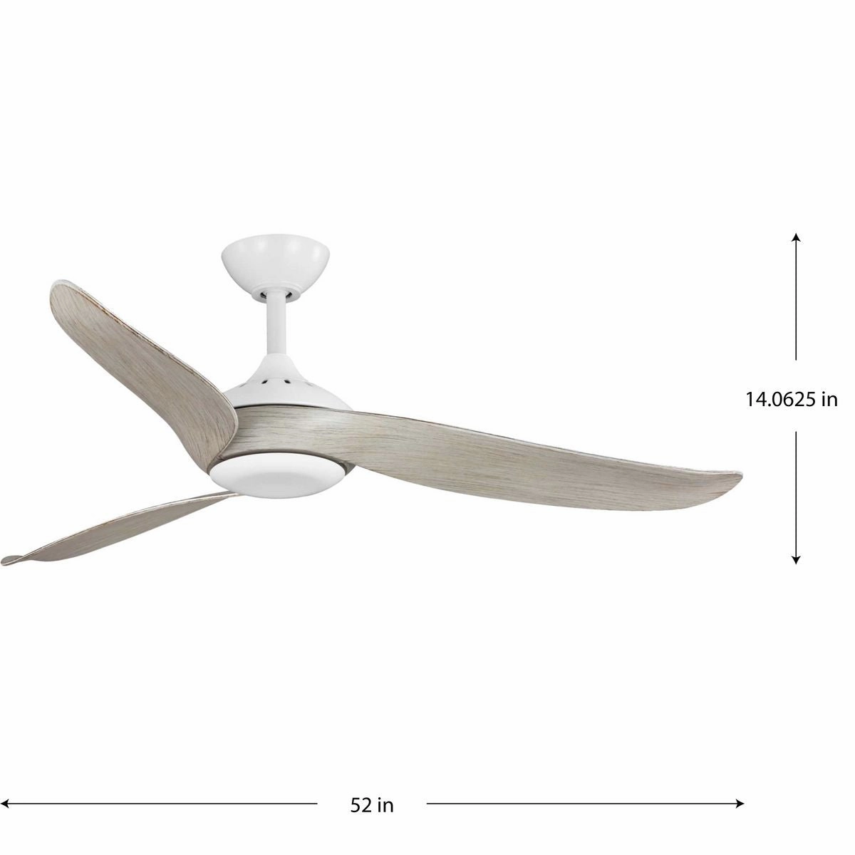 Conte 52"Ceiling Fan Satin White