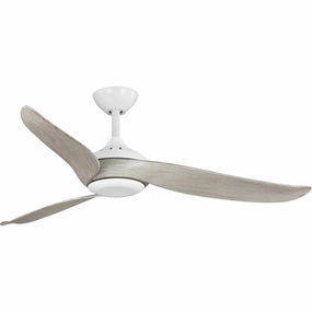 Conte 52"Ceiling Fan Satin White versatile medium fans for any space