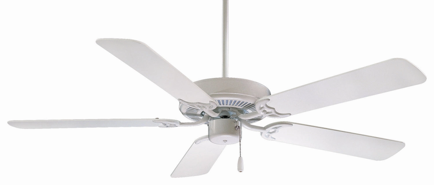 Contractor 42" 42"Ceiling Fan White compact small fans for bedrooms