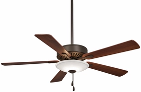 Contractor Uni-Pack Led 52"Ceiling Fan Oil Rubbed Bronze energy-efficient medium fans with remote