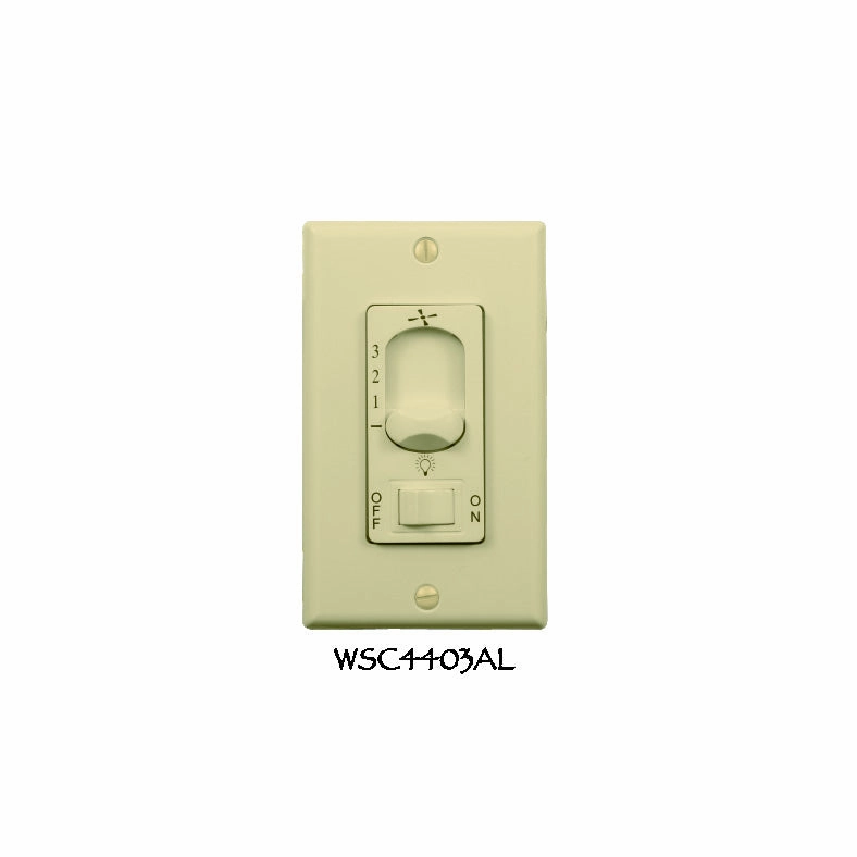 Control Dual Fan Light Wall Control Almond durable fans for long-lasting performance