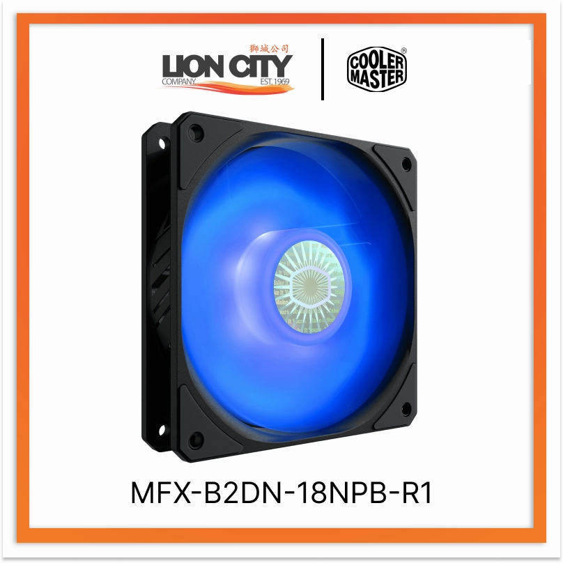 Cooler Master MFX-B2DN-18NPB-R1 CM SICKLEFLOW 120 PWM BLUE FAN (2Y) standard all-purpose electric cooling fans