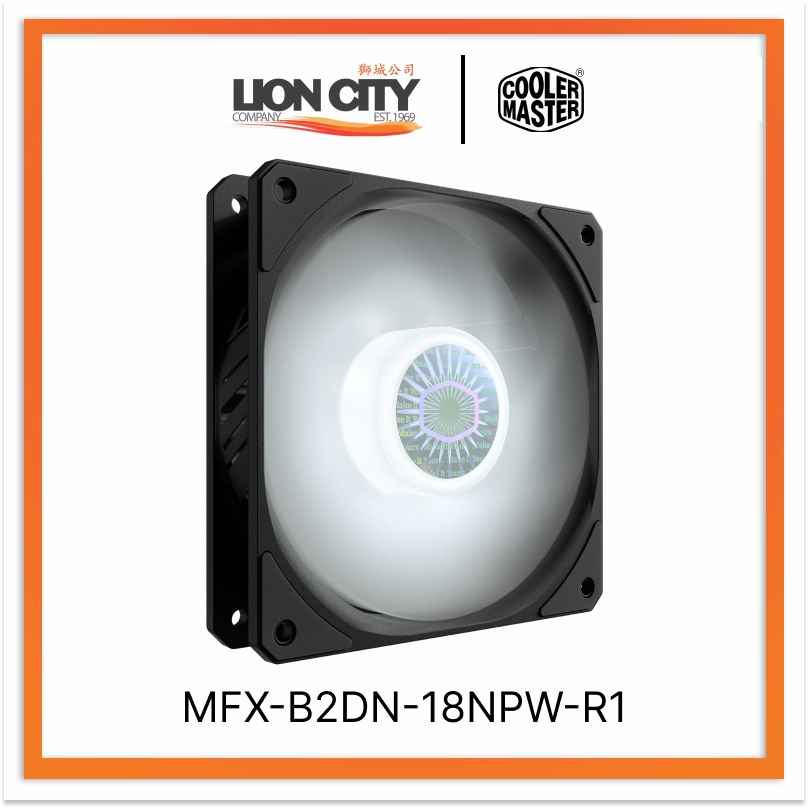 Cooler Master MFX-B2DN-18NPW-R1 CM SICKLEFLOW 120 PWM WHITE LED FAN (2Y) standard all-purpose electric cooling fans