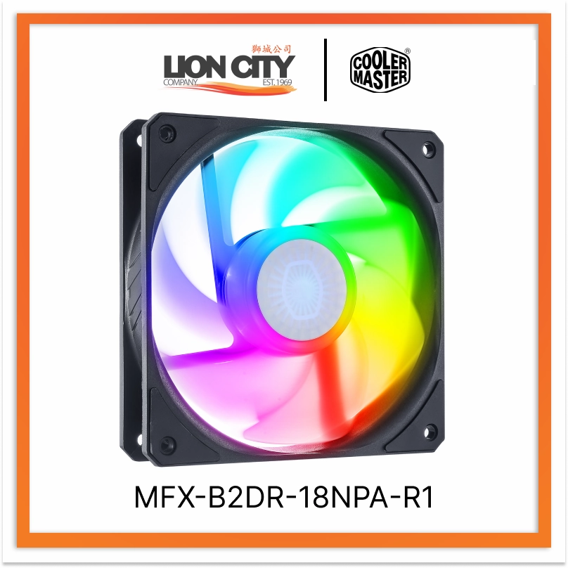 Cooler Master MFX-B2DR-18NPA-R1 CM SICKLEFLOW 120 PWM ARGB REVERSE FAN  (2Y) standard all-purpose electric cooling fans