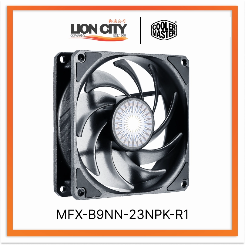 Cooler Master MFX-B9NN-23NPK-R1 CM SICKLEFLOW 92 PWM NON LED FAN (2Y) standard all-purpose electric cooling fans