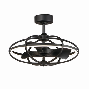 Corona Fan LED Fandelight Black best small fans for home and travel