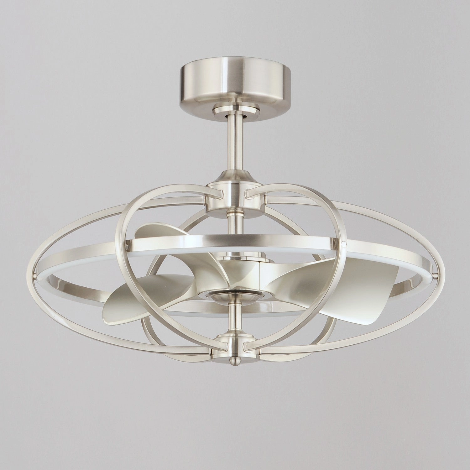 Corona Fan LED Fandelight Satin Nickel