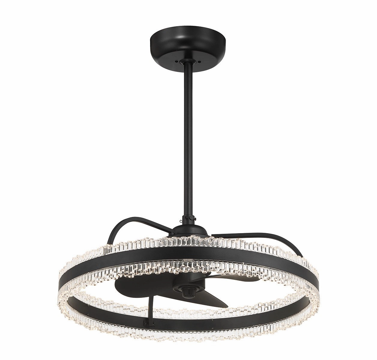 Corona LED Fan D'Lier Matte Black