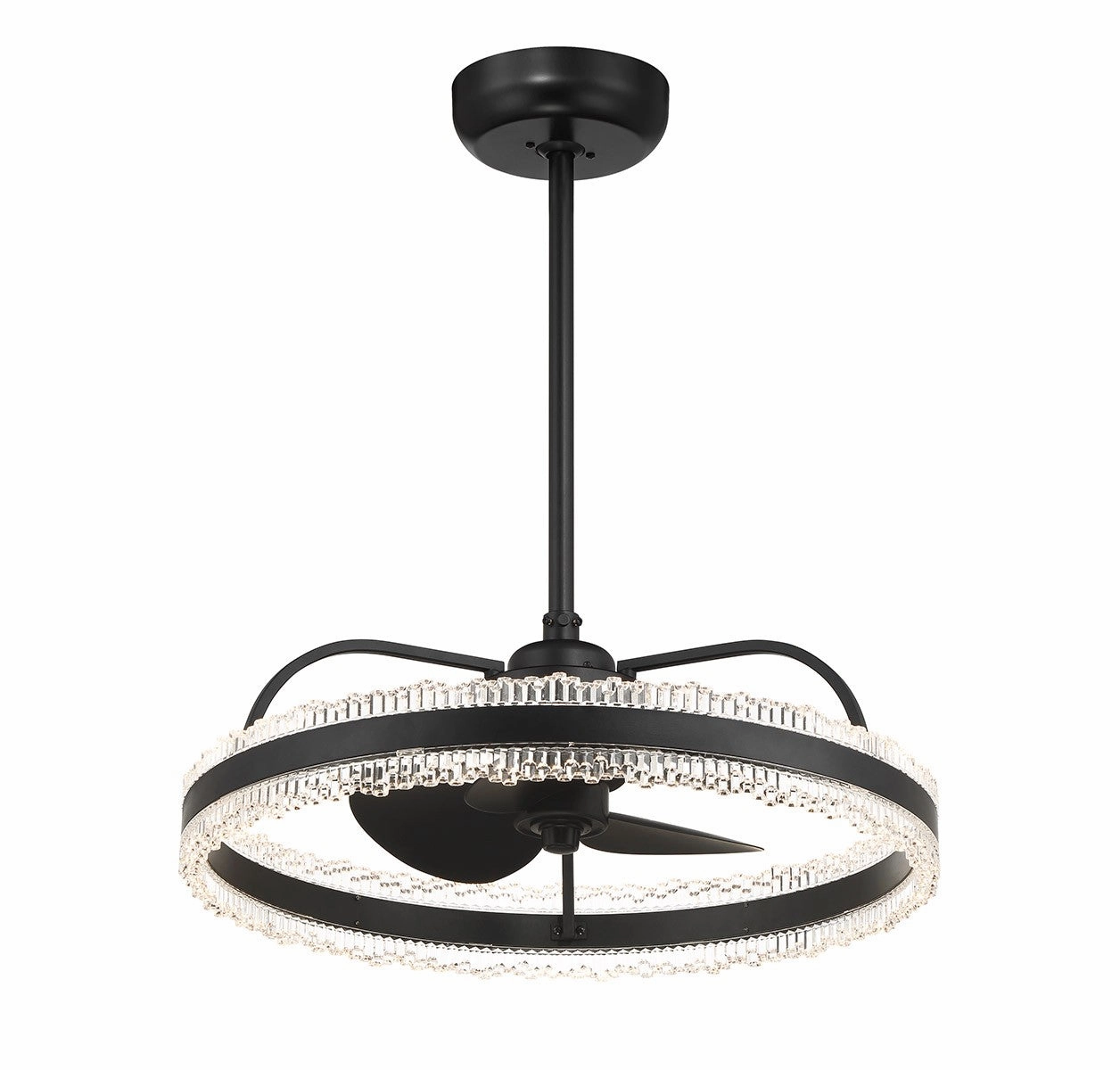Corona LED Fan D'Lier Matte Black