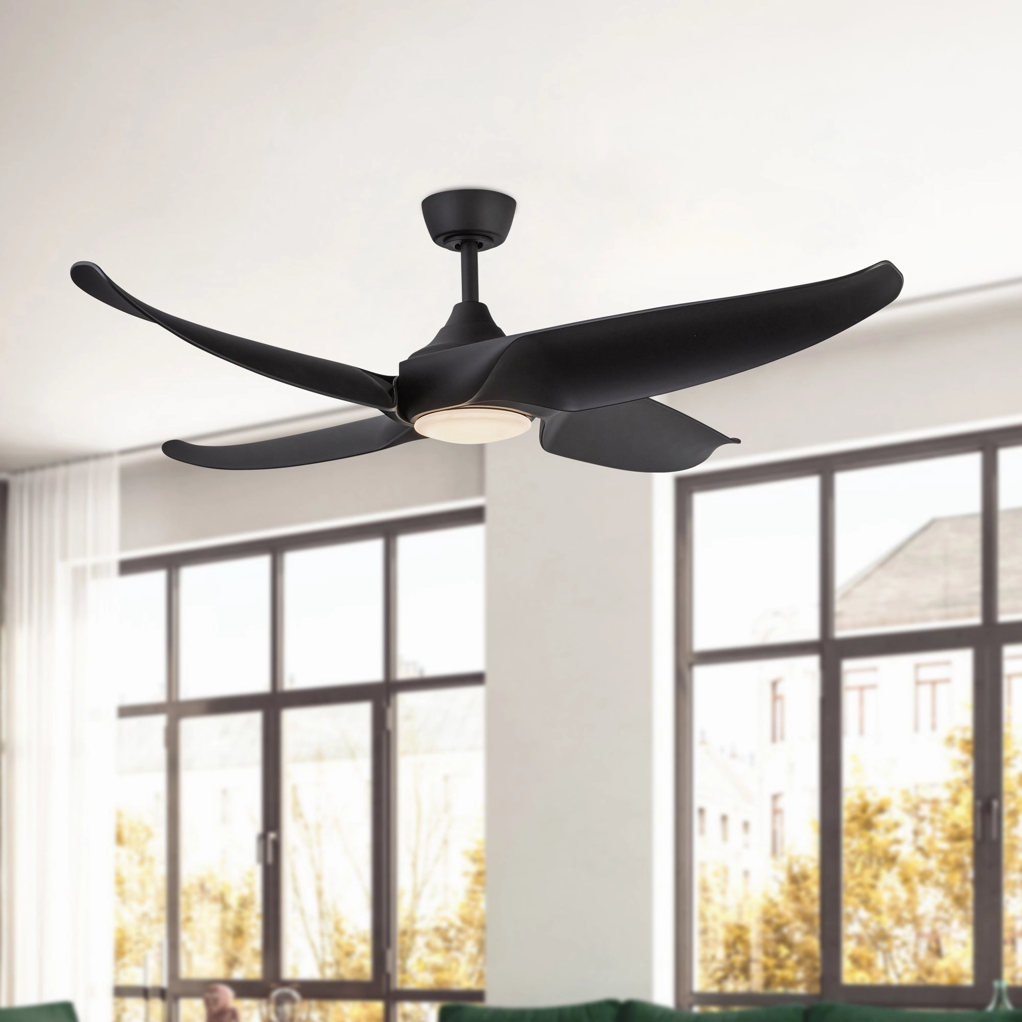Coronado 56"Ceiling Fan Matte Black