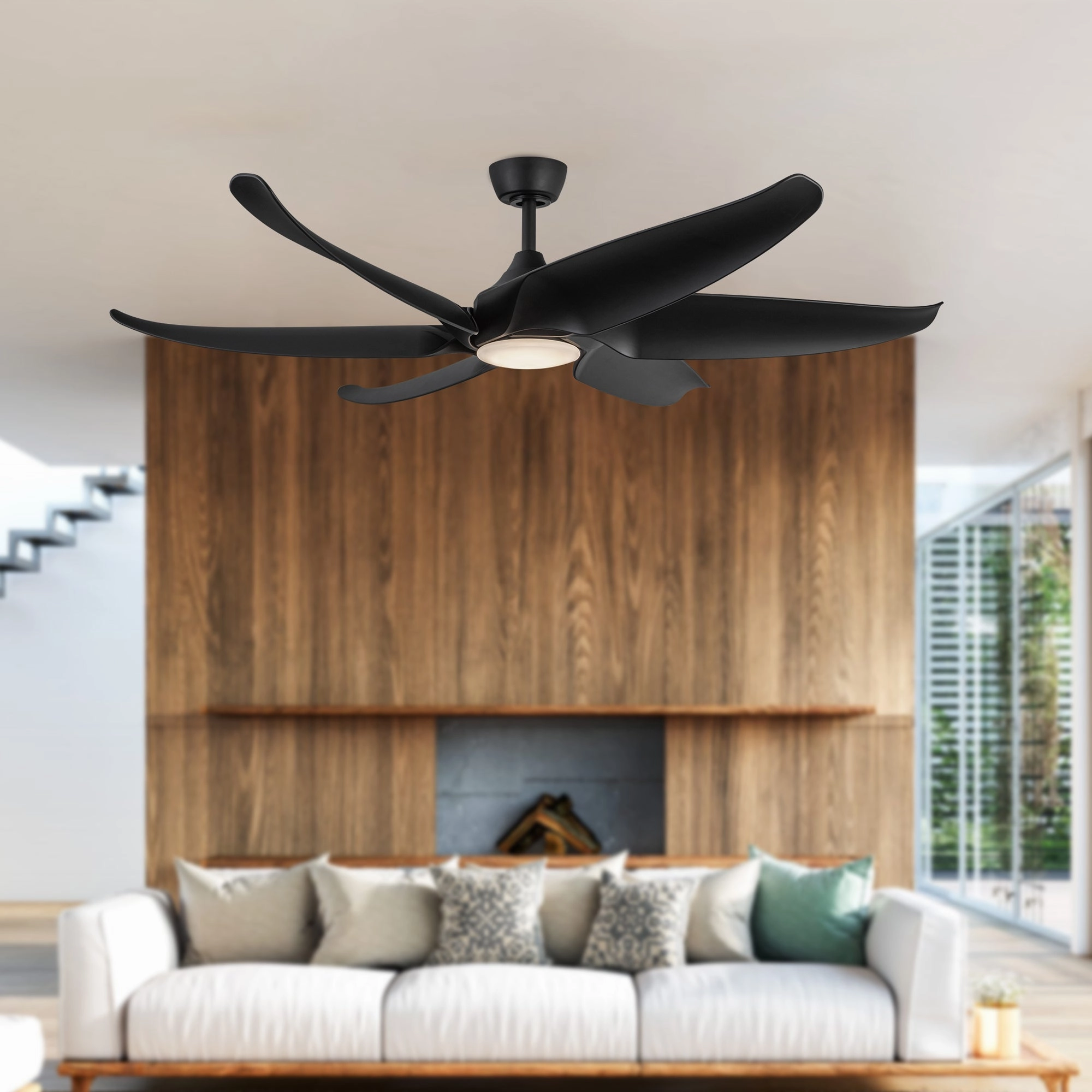 Coronado 60"Ceiling Fan Matte Black