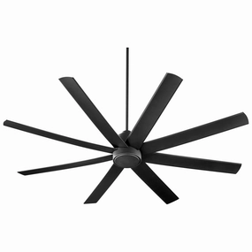 Cosmo 70"Ceiling Fan Black portable medium fans with handle design