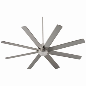 Cosmo 70"Ceiling Fan Satin Nickel medium electric fans for multi-room use