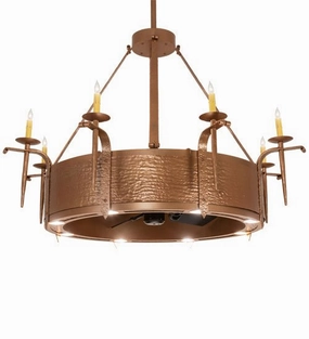 Costello 16 Light Chandel-Air medium electric fans for multi-room use