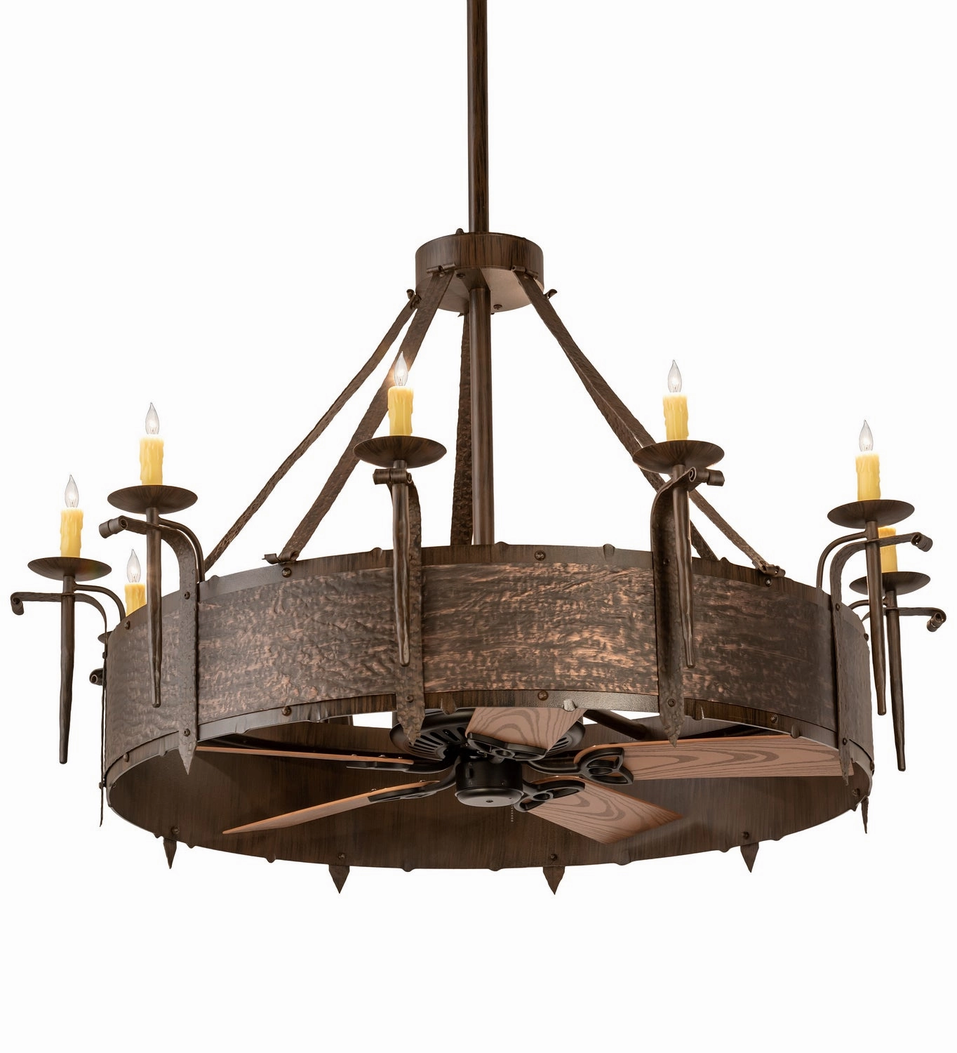 Costello Ten Light Chandel-Air large electric fans for spacious rooms