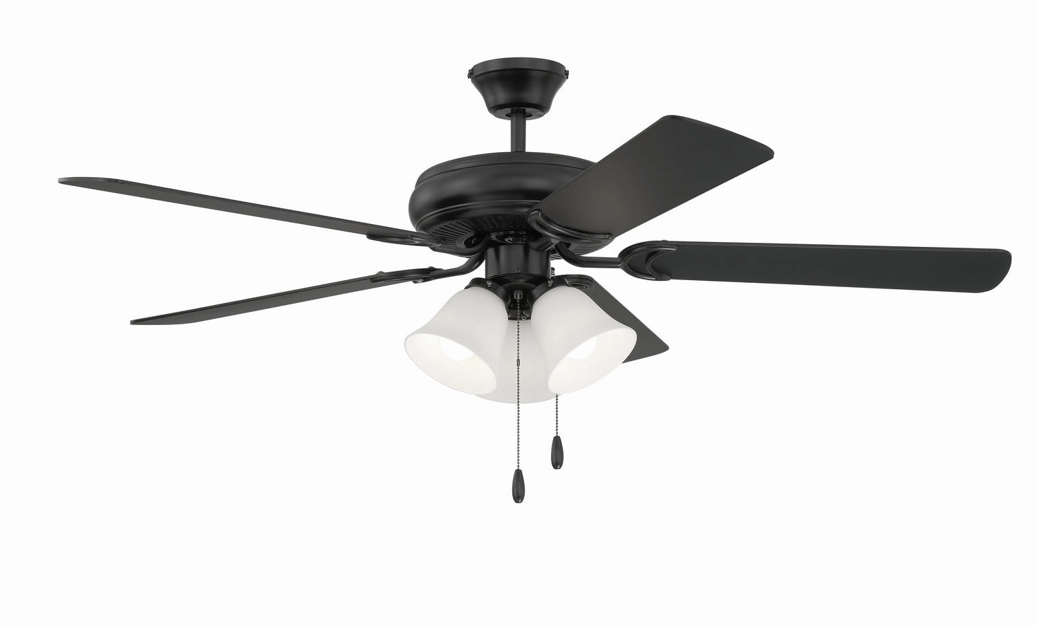 Craftmade Decorator's Choice 52" Pull Chain Ceiling Fan with 3 Light Dimmable LED