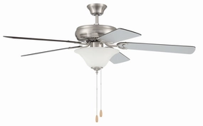 Craftmade Decorator's Choice 52" Pull Chain Ceiling Fan with Dimmable LED Light outdoor fans store with multiple collections