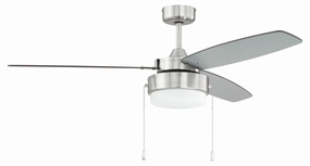 Craftmade Intrepid 52" Pull Chain Ceiling Fan with 9W LED Light outdoor fans store with multiple collections