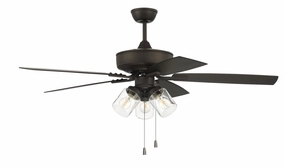 Craftmade Outdoor Pro Plus 104 52" Pull Chain Ceiling Fan with LED Light Kit outdoor fans store with multiple collections