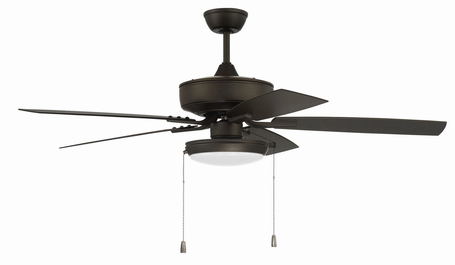 Craftmade Outdoor Pro Plus 119 52" Pull Chain Ceiling Fan with Slim 18W LED compact indoor fans for apartment use