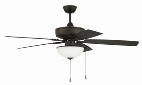 Craftmade Outdoor Pro Plus 211 52" Pull Chain Ceiling Fan with LED Light Kit outdoor fans store with multiple collections