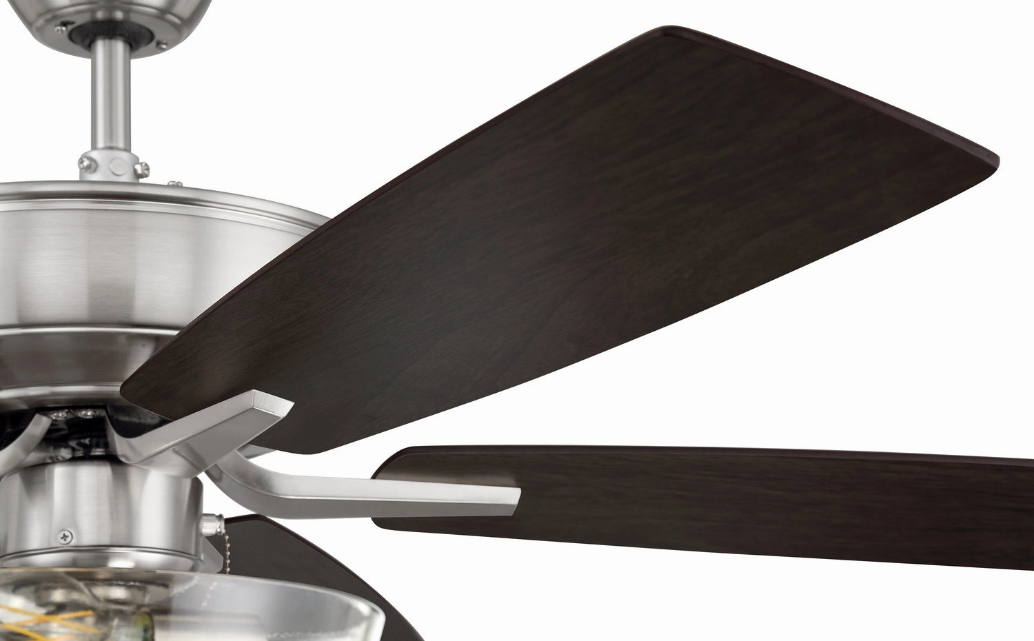 Craftmade Pro Plus 101 52" Pull Chain Ceiling Fan with Clear Bowl LED Light Kit