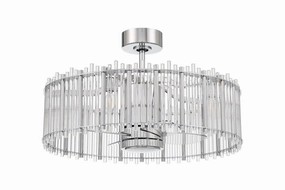Craftmade Reveal Fandelier | Indoor Ceiling Fan with 20W Candelabra & Remote/WiFi compact indoor fans for apartment use