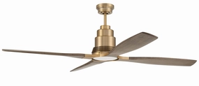 Craftmade Ricasso 60" DC Ceiling Fan with Remote and Wall Control in Satin Brass outdoor fans store with multiple collections