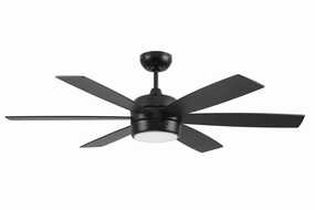 Craftmade Trevor 52" Smart Indoor/Outdoor Ceiling Fan with 18W LED and Remote Ceiling fan with adjustable speed settings