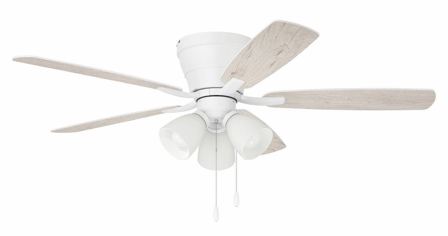 Craftmade Wheeler| Indoor Ceiling Fan with 18W A19 & Pull Chain