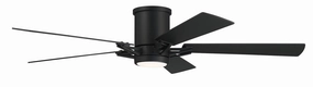 Craftmade Wyatt 52" Smart Indoor/Outdoor Flushmount DC Ceiling Fan with 18W LED and Remote adjustable indoor fans for cool airflow