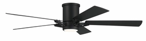 Craftmade Wyatt 52" Smart Indoor/Outdoor Flushmount DC Ceiling Fan with 18W LED and Remote low-profile ceiling fans with lights