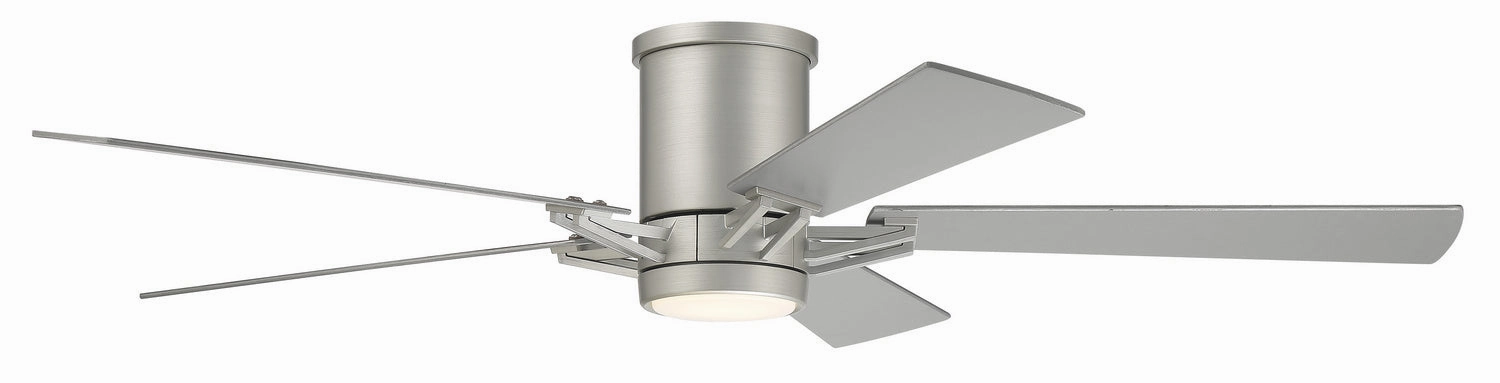 Craftmade Wyatt 52" Smart Indoor/Outdoor Flushmount DC Ceiling Fan with 18W LED and Remote