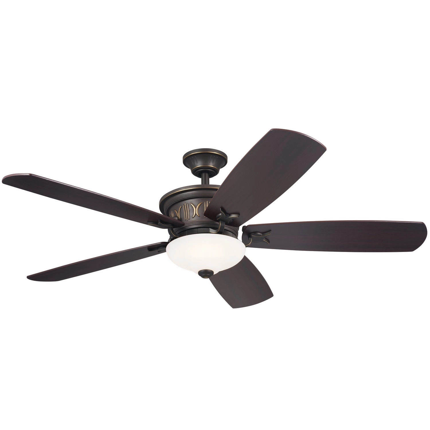 Crescent 56"Ceiling Fan Olde Bronze with Gold Highlights