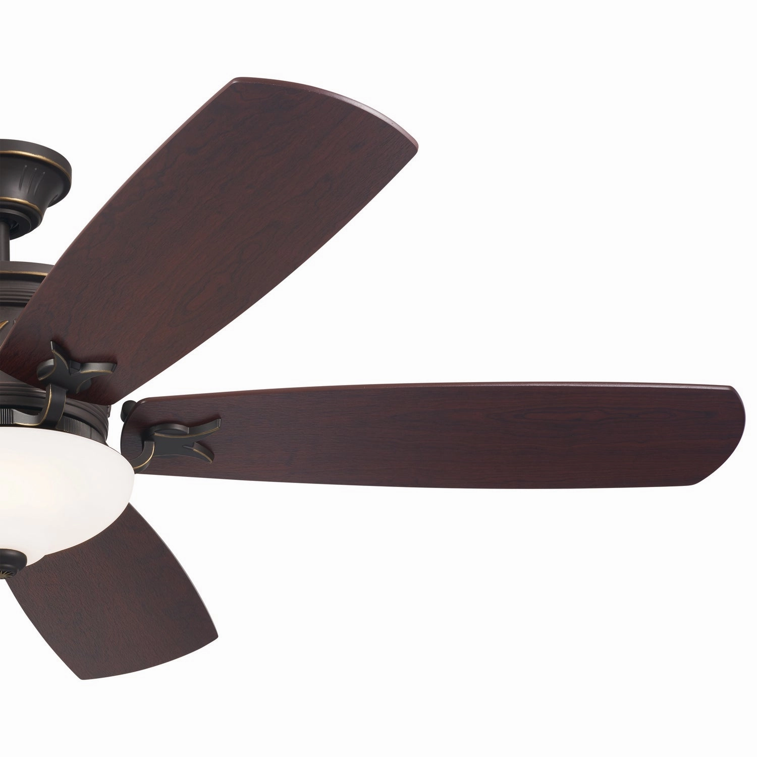Crescent 56"Ceiling Fan Olde Bronze with Gold Highlights