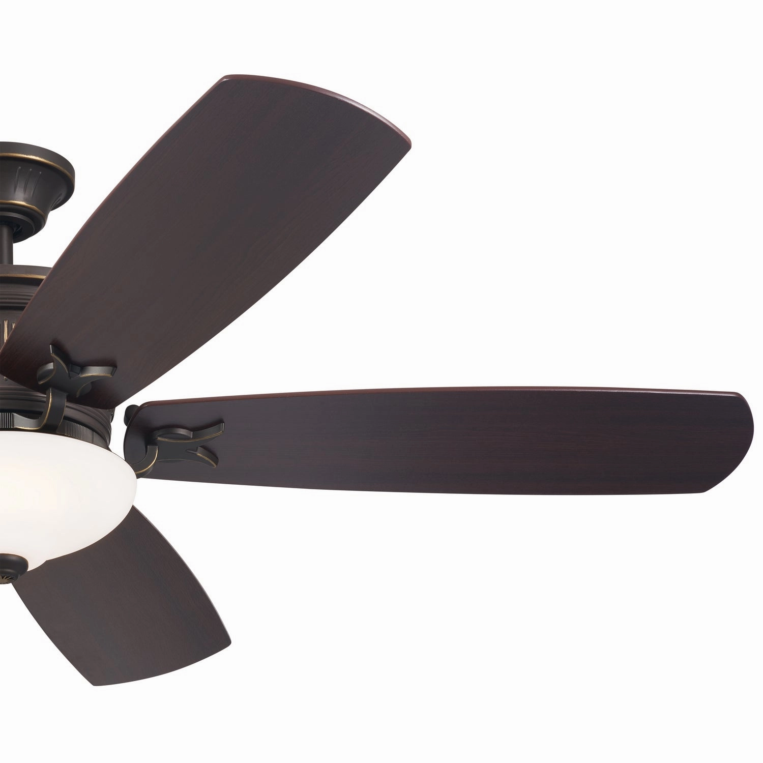 Crescent 56"Ceiling Fan Olde Bronze with Gold Highlights