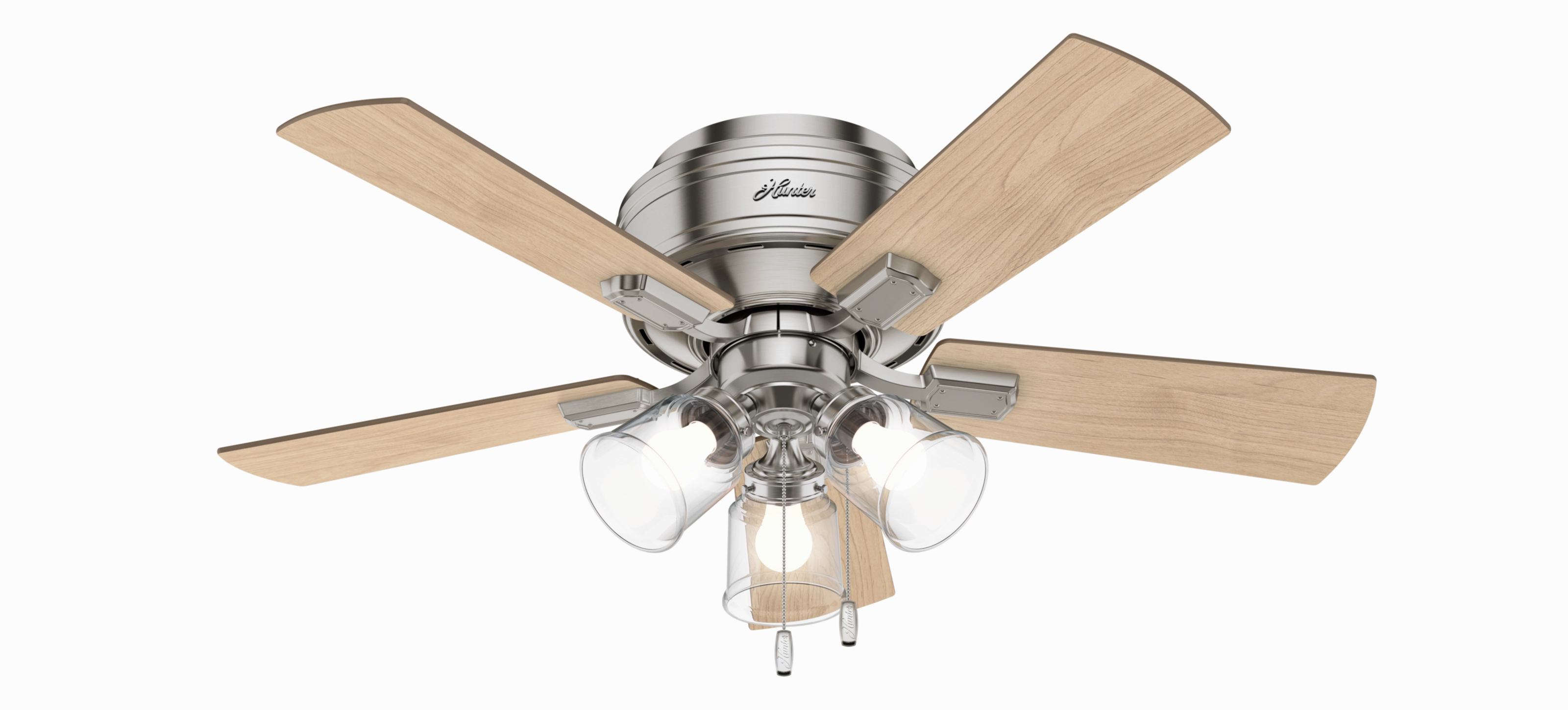 Crestfield 42"Ceiling Fan Brushed Nickel