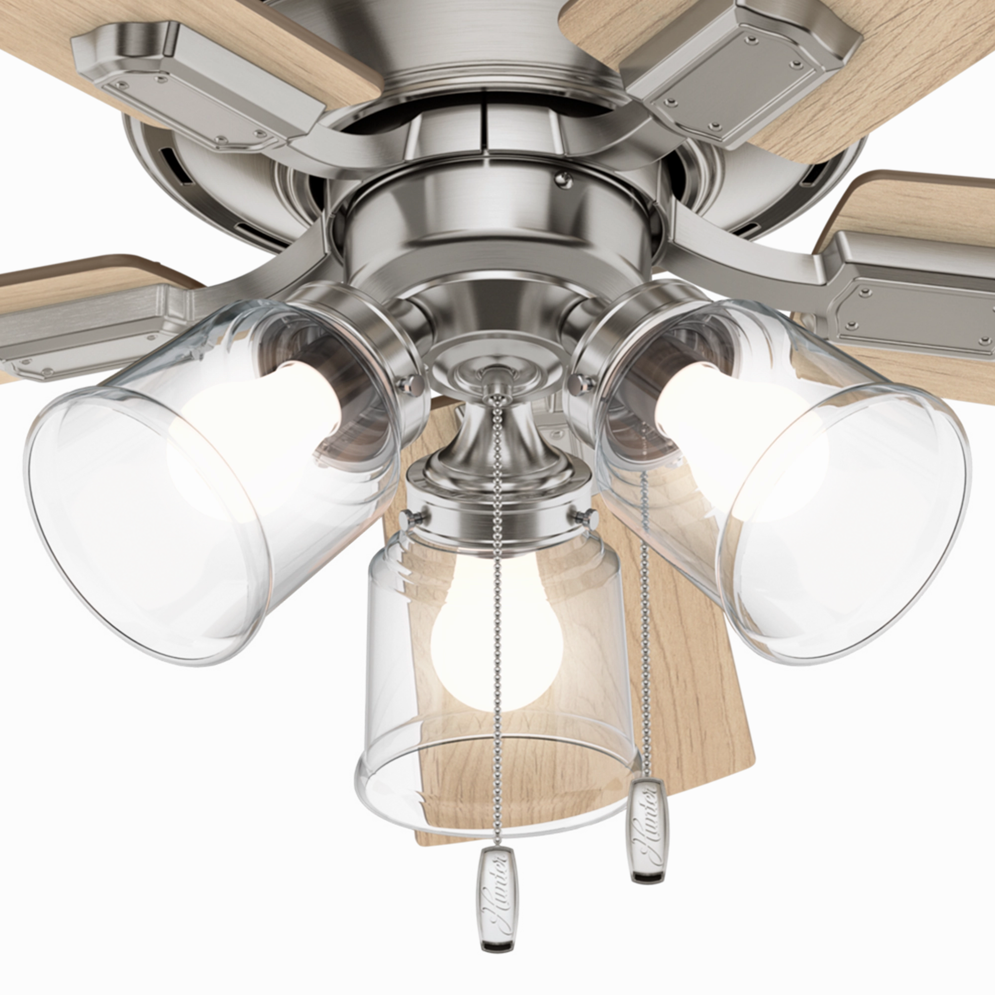 Crestfield 42"Ceiling Fan Brushed Nickel
