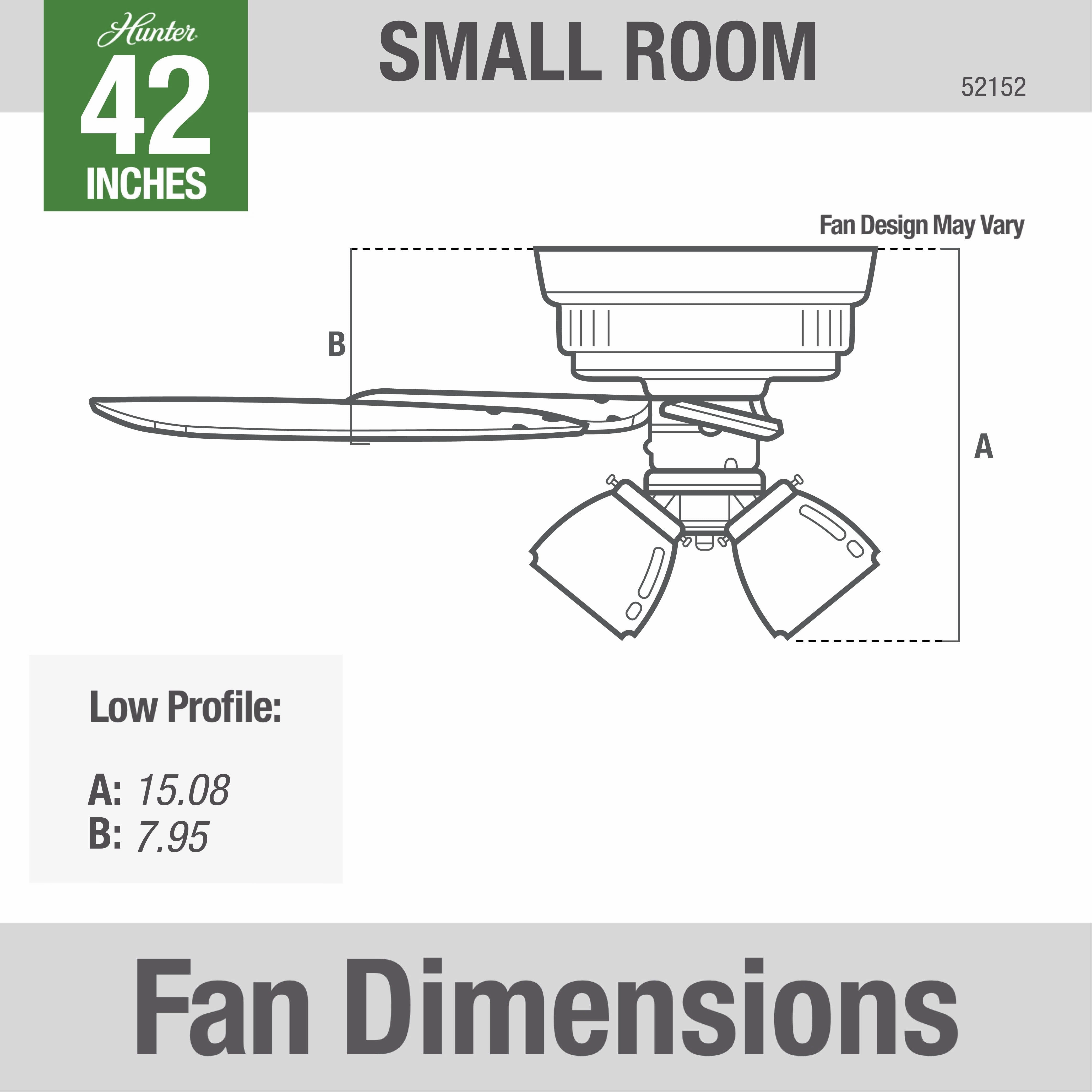 Crestfield 42"Ceiling Fan Fresh White